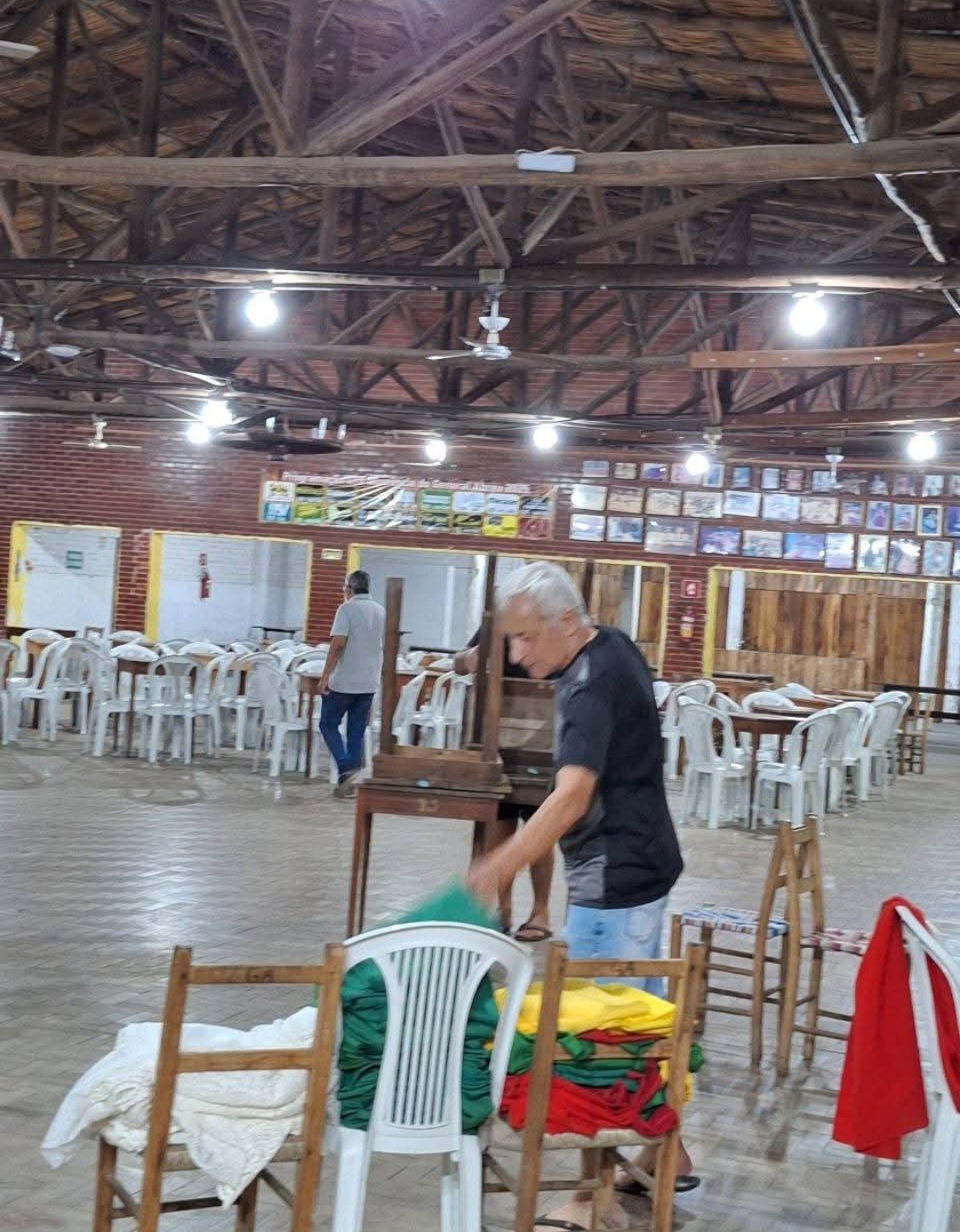 Organização e ornamentação do salão