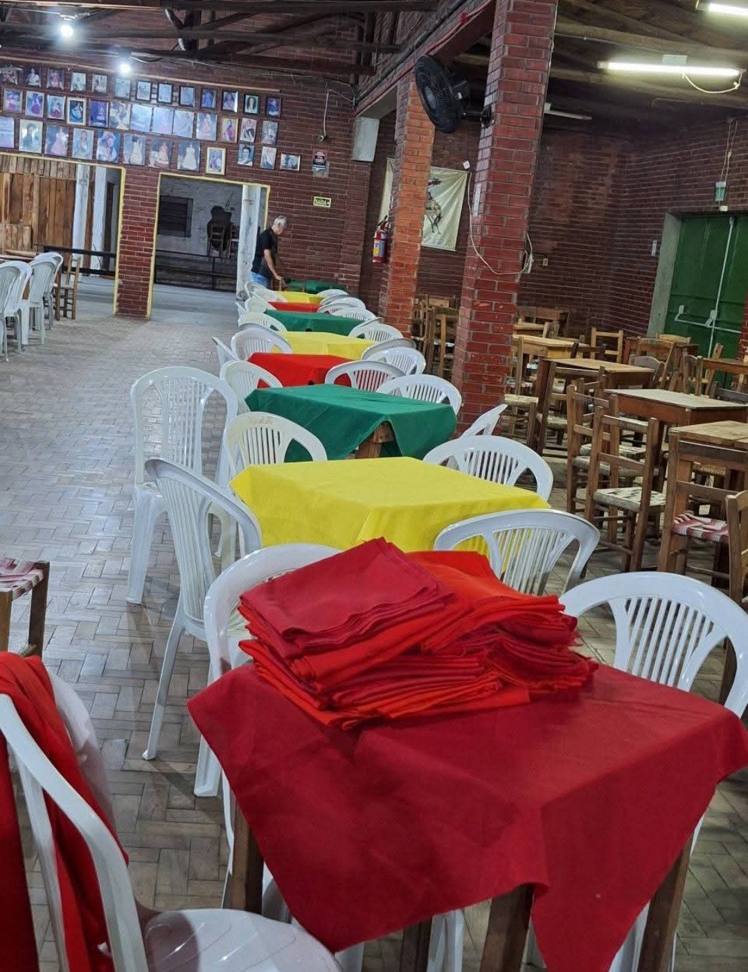 Organização e ornamentação do salão
