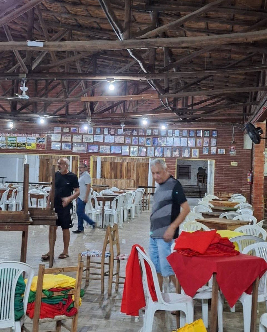 Organização e ornamentação do salão